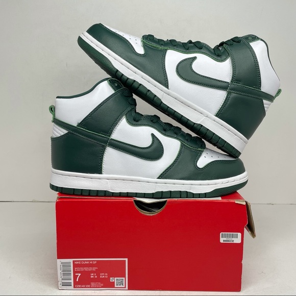 Nike Dunk High “Spartan Green/Michigan St.” NEW - Picture 2 of 5